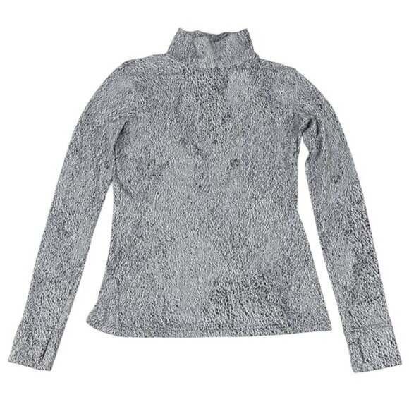 Lululemon Ready To Rulu Turtleneck In Running Luon Spray Jacquard Size 4 - Picture 7 of 8